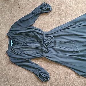 She + Sky charcoal gray, Sm, dress